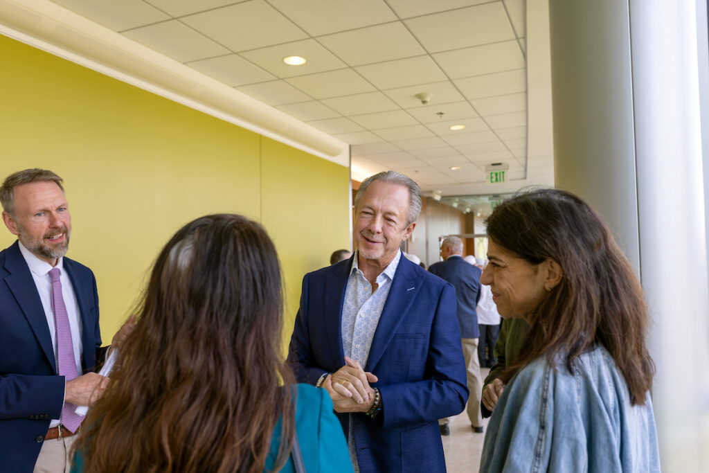 Houston Striggow ’79 and Susan Sarich, co-founders of SusieCakes Bakery, visit Johnson 