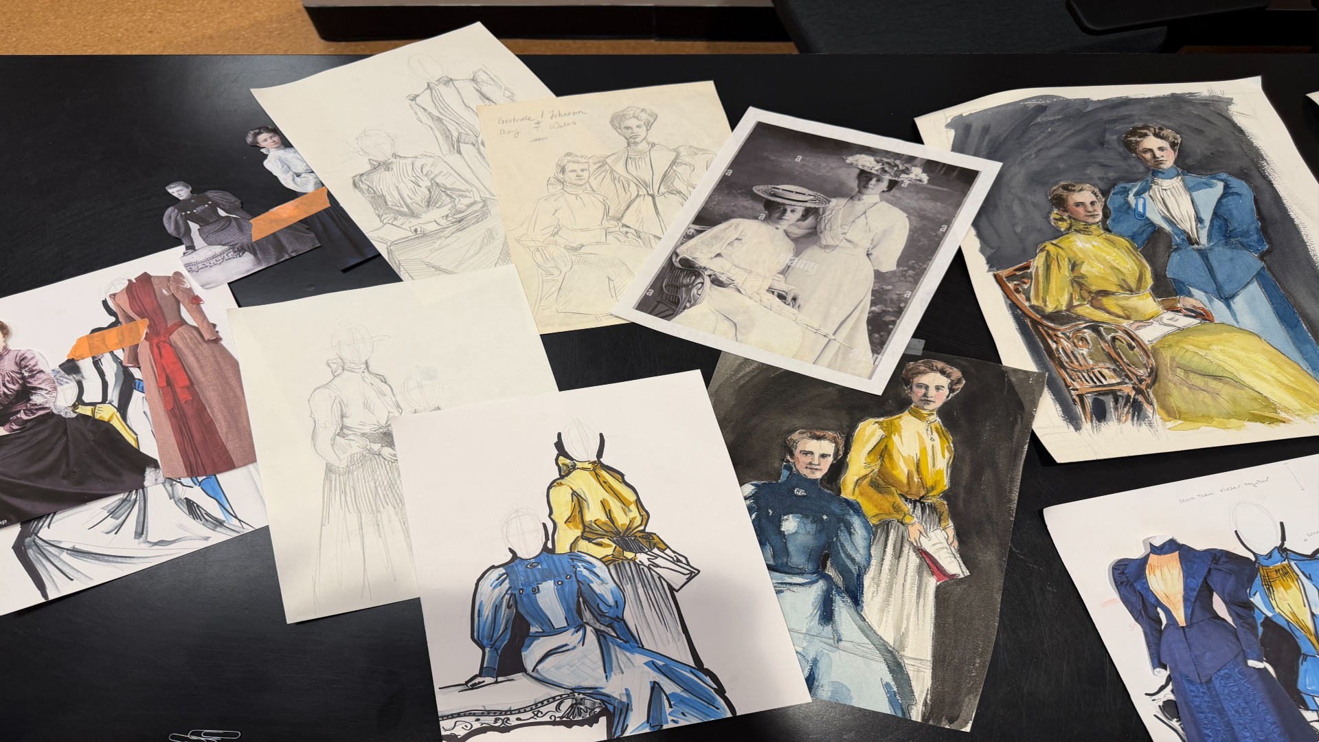New Portrait Honors JWU Founders Gertrude Johnson and Mary Wales