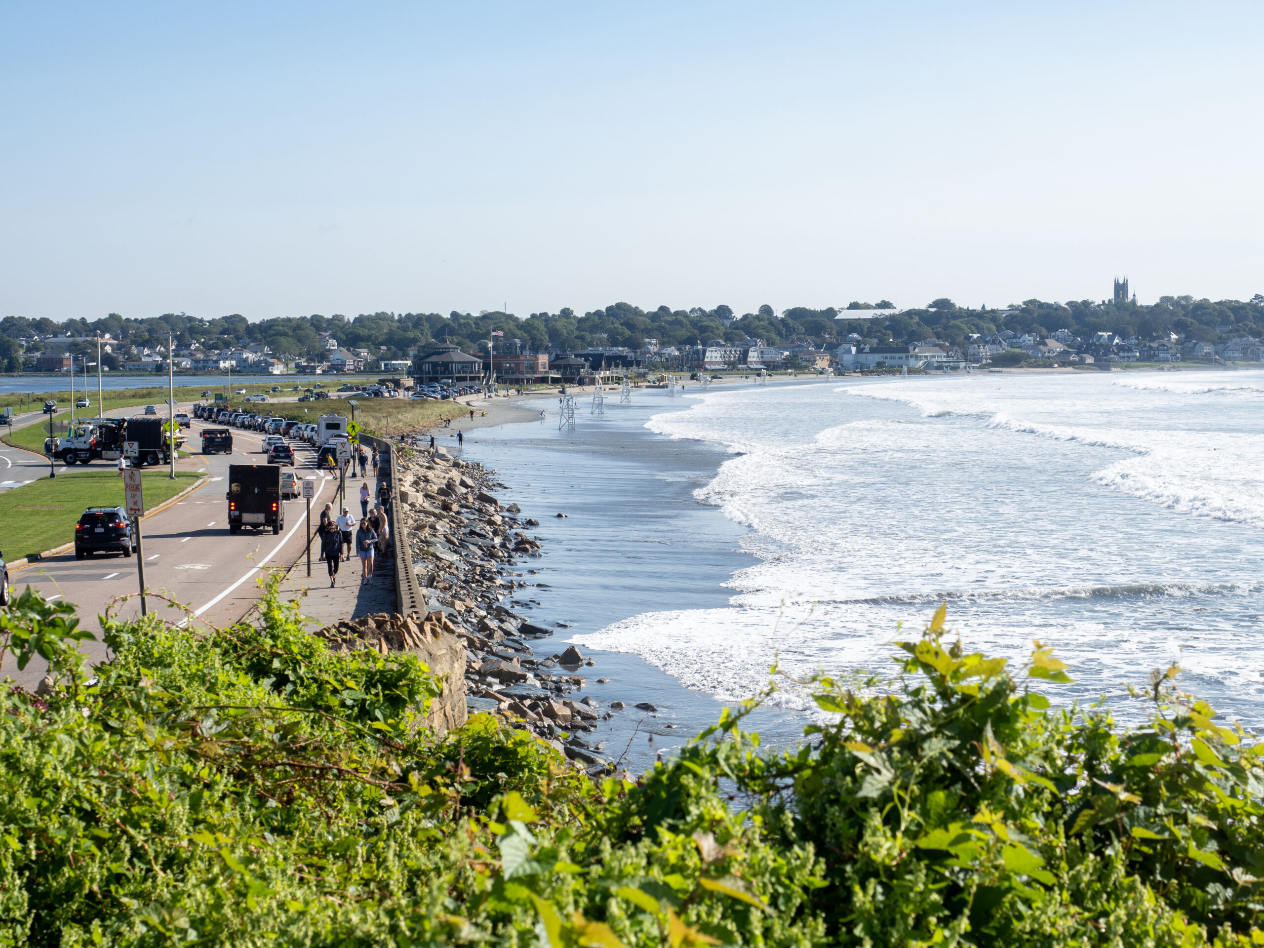 Easton Beach in Newport