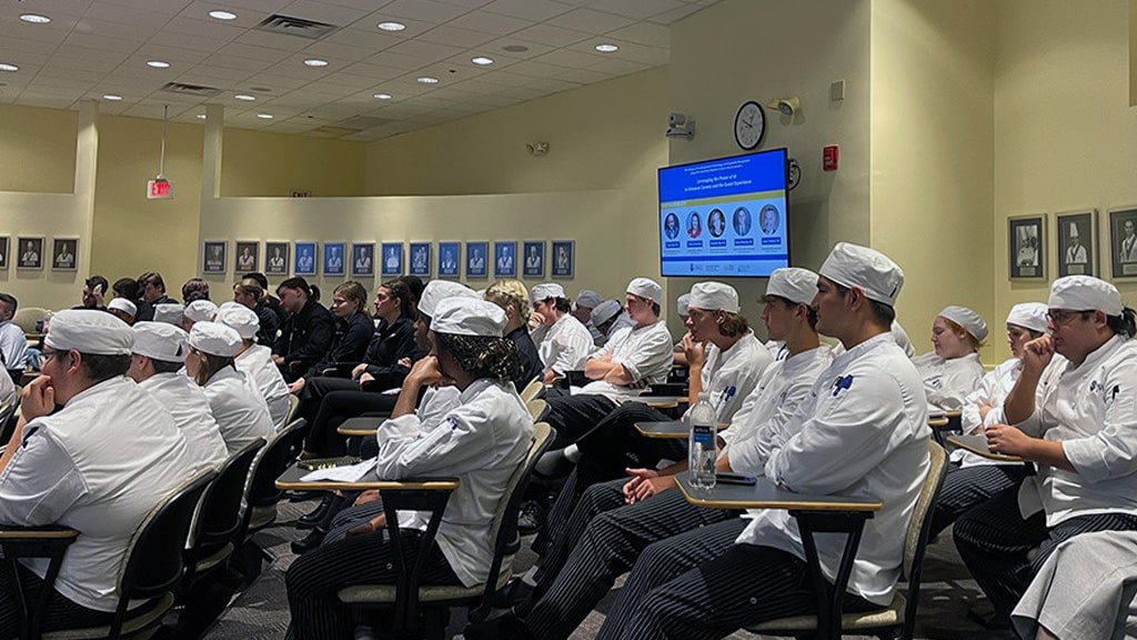 Students listen in on AI panel discussion