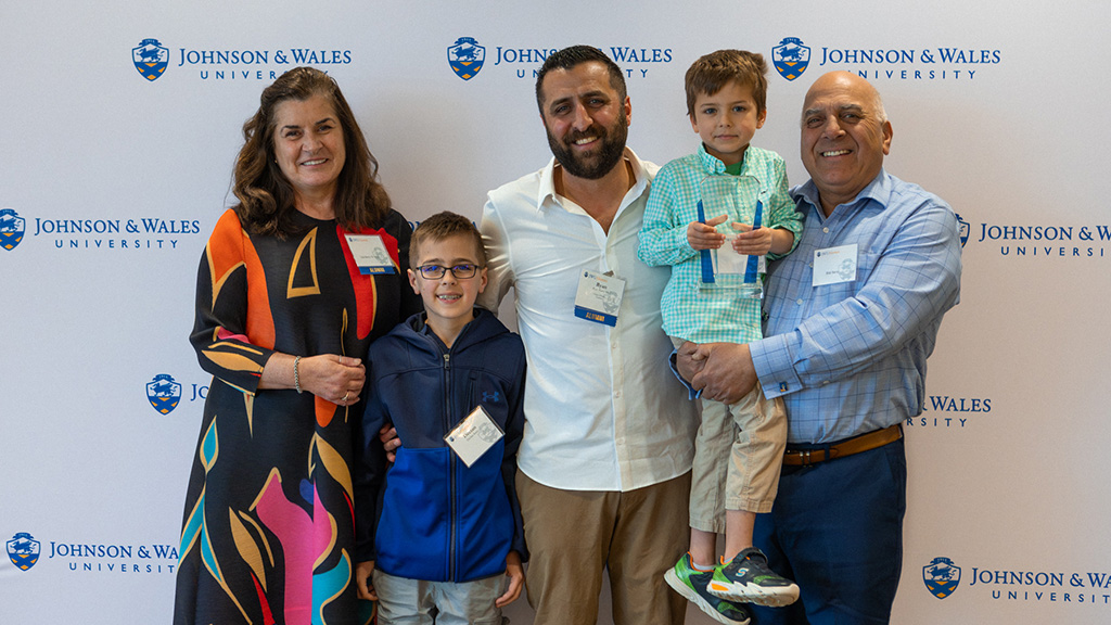 Ryan Barry '08 with his family