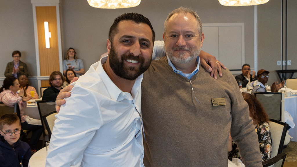 Ryan Barry '08 with Professor Anthony Fruzzetti