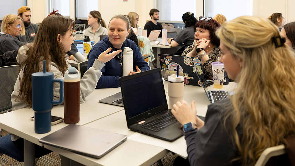 OTD and MSCND students collaborate on a patient assessment