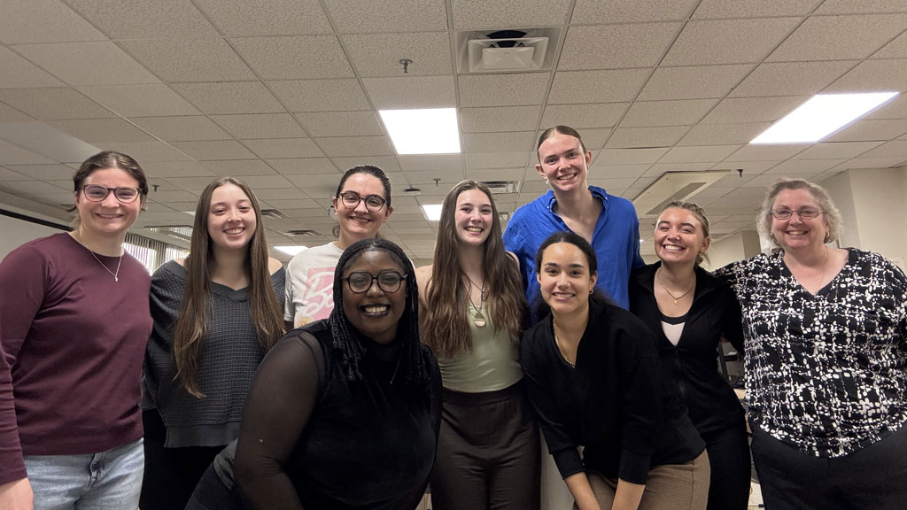 Rendock, Associate Professor Doonan and other students worked for the VITA program in 2025.