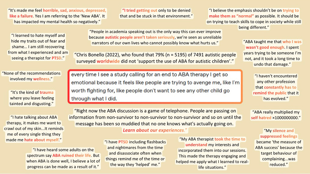 Quotes about ABA Therapy