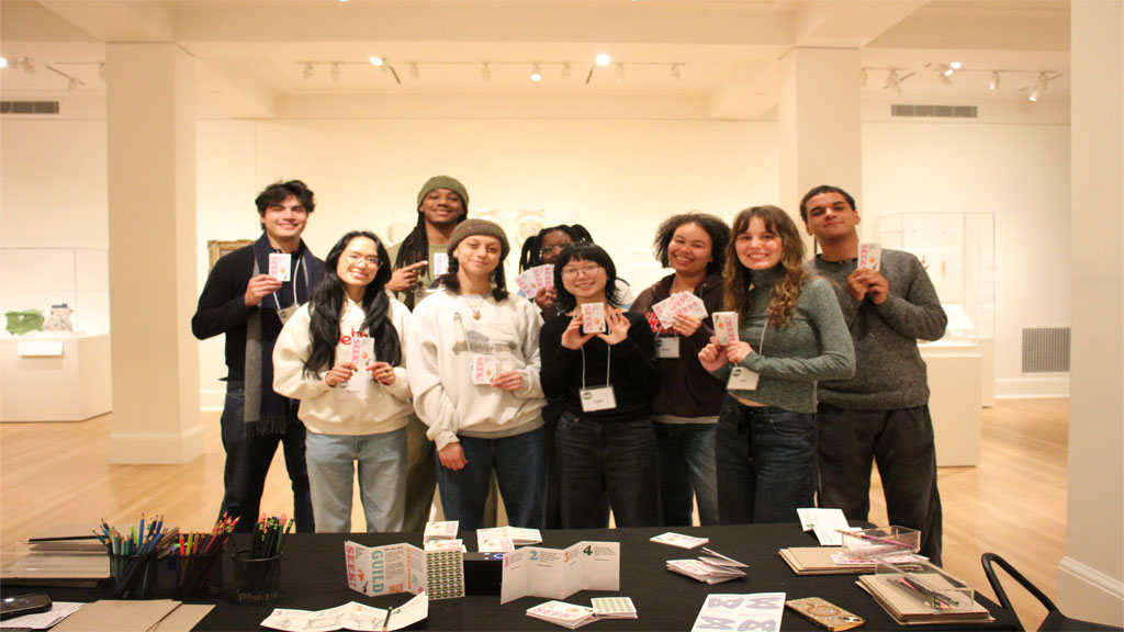 RISD guild participants posing for group photo
