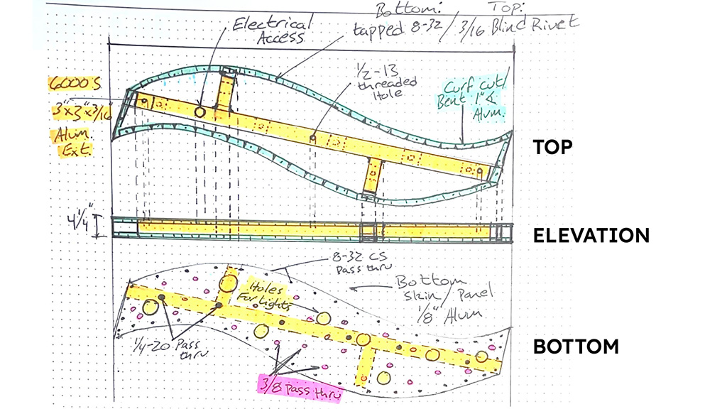 schematics for the school of fish art sculpture
