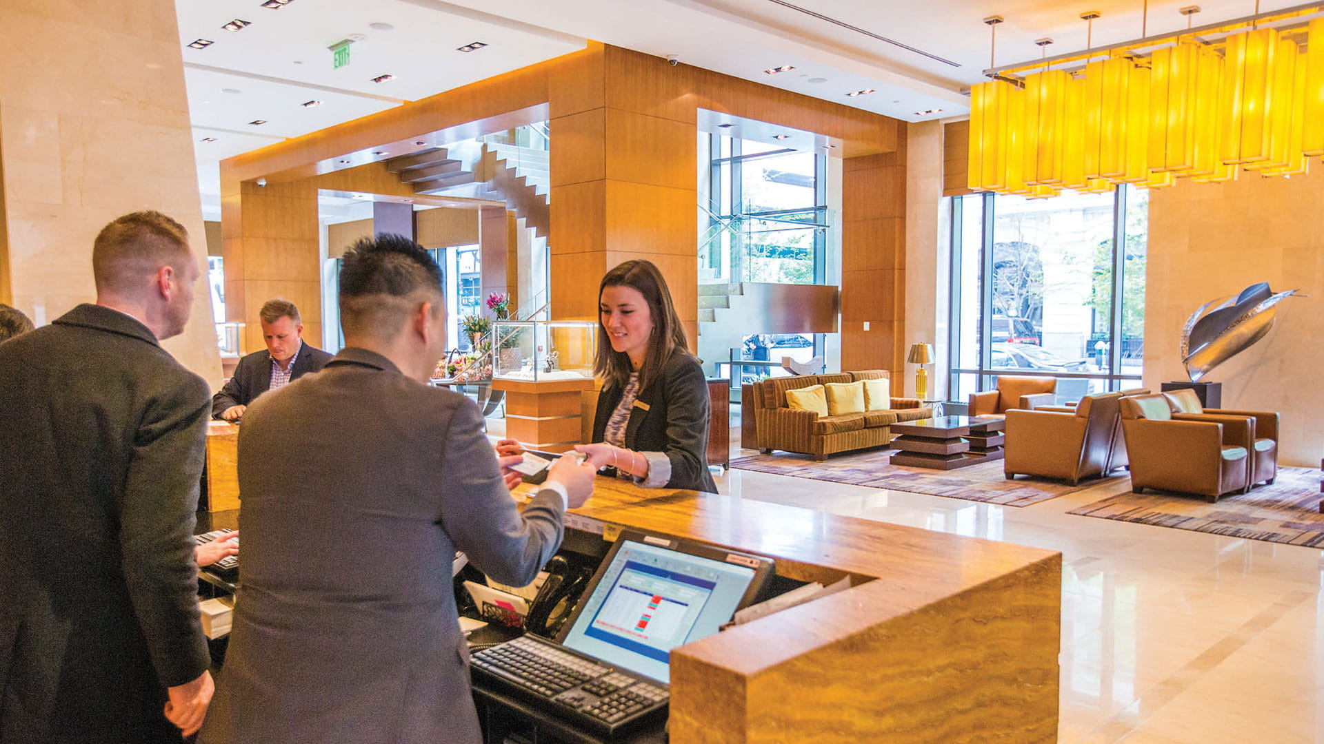 COHM students put their training into practice by running the JWU-owned Doubletree Hotel on the Charlotte Campus.